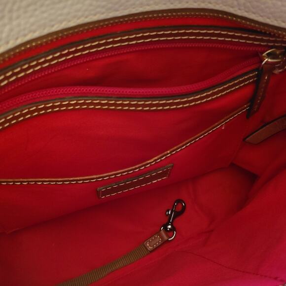 Dooney & Bourke Lexington Pebble Grain Bone Shoulder Handbag - Picture 8 of 16